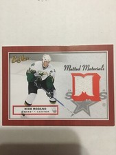 Mike Modano 2005-06 Upper Deck Bee Hive Hockey Card MM Game Used Jersey Material