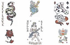 Vintage 1940s 1950s Tinsley Transfers Temporary Tattoos