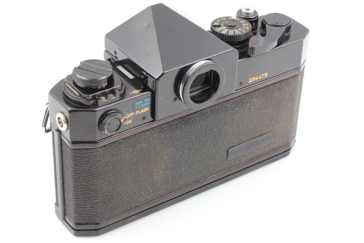 N MINT】 Canon F-1 Early Black 35mm Film Camera FD 50mm f1.4