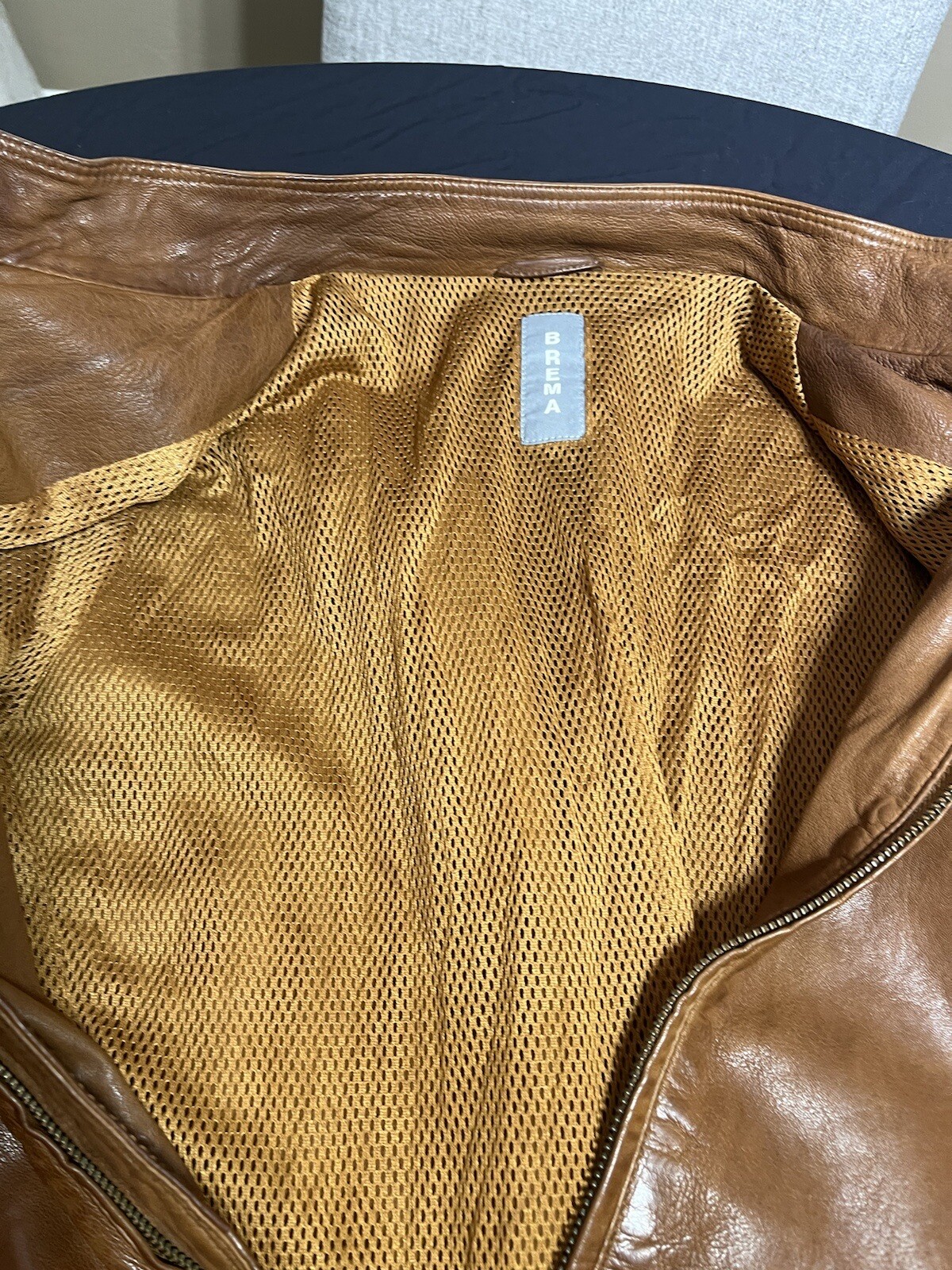 Brema Leather Jacket Light Brown - image 3