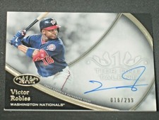 Victor Robles 2020 Topps Tier One Autograph (16/299) His Jersey #! Nationals #VR