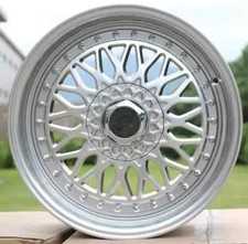 17 Wheels 4x100 5x100 35 Cb73.1 For Bmw E30 Honda Toyota Vw Jetta Rims Set 4