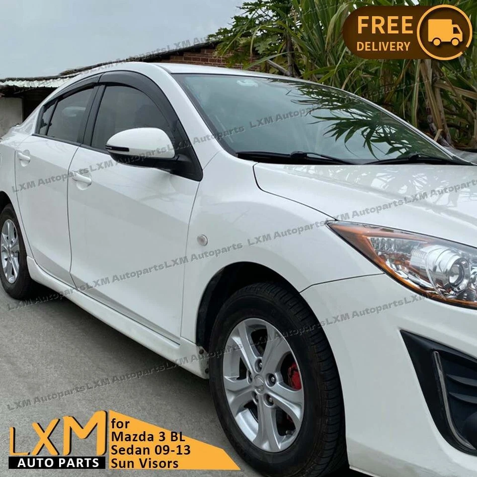 Parasoles de lujo para Mazda 3 BL sedán 2009-2013 Foto 4 de 4