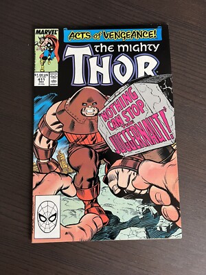 THOR #411 (VOL.1) FIRST CAMEO APPEARANCE OF NEW WARRIORS NIGHT THRASHER MARVEL