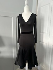 Latin Dance Competition Dress Women's Long Sleeve Salsa size S-M