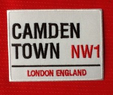CAMDEN TOWN NW1 LONDON CITY MARKET SOUVENIR ENGLAND UK BADGE IRON SEW ON PATCH