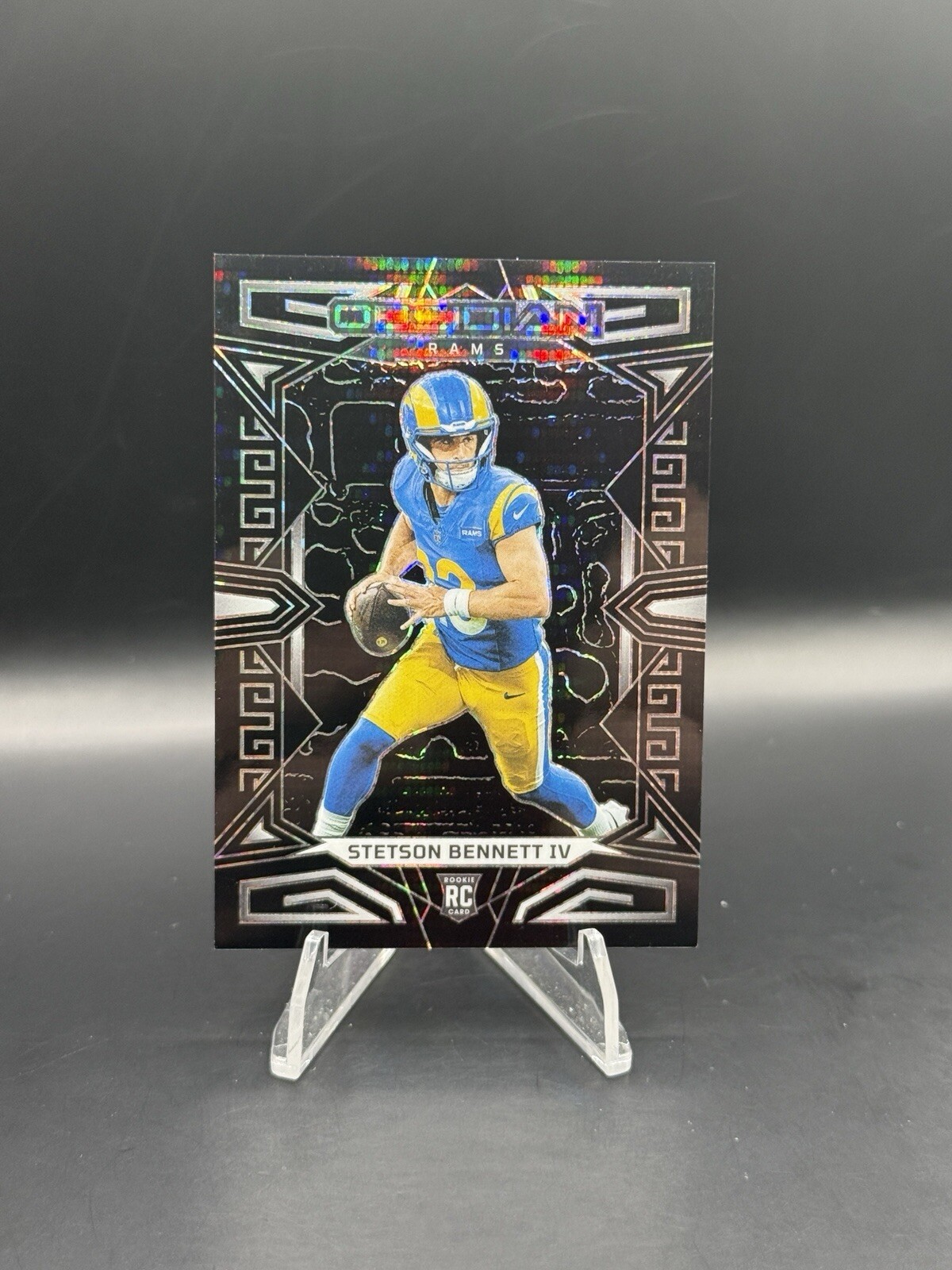 2023 OBSIDIAN FOOTBALL STETSON BENNETT IV ROOKIE RAMS #155 RC