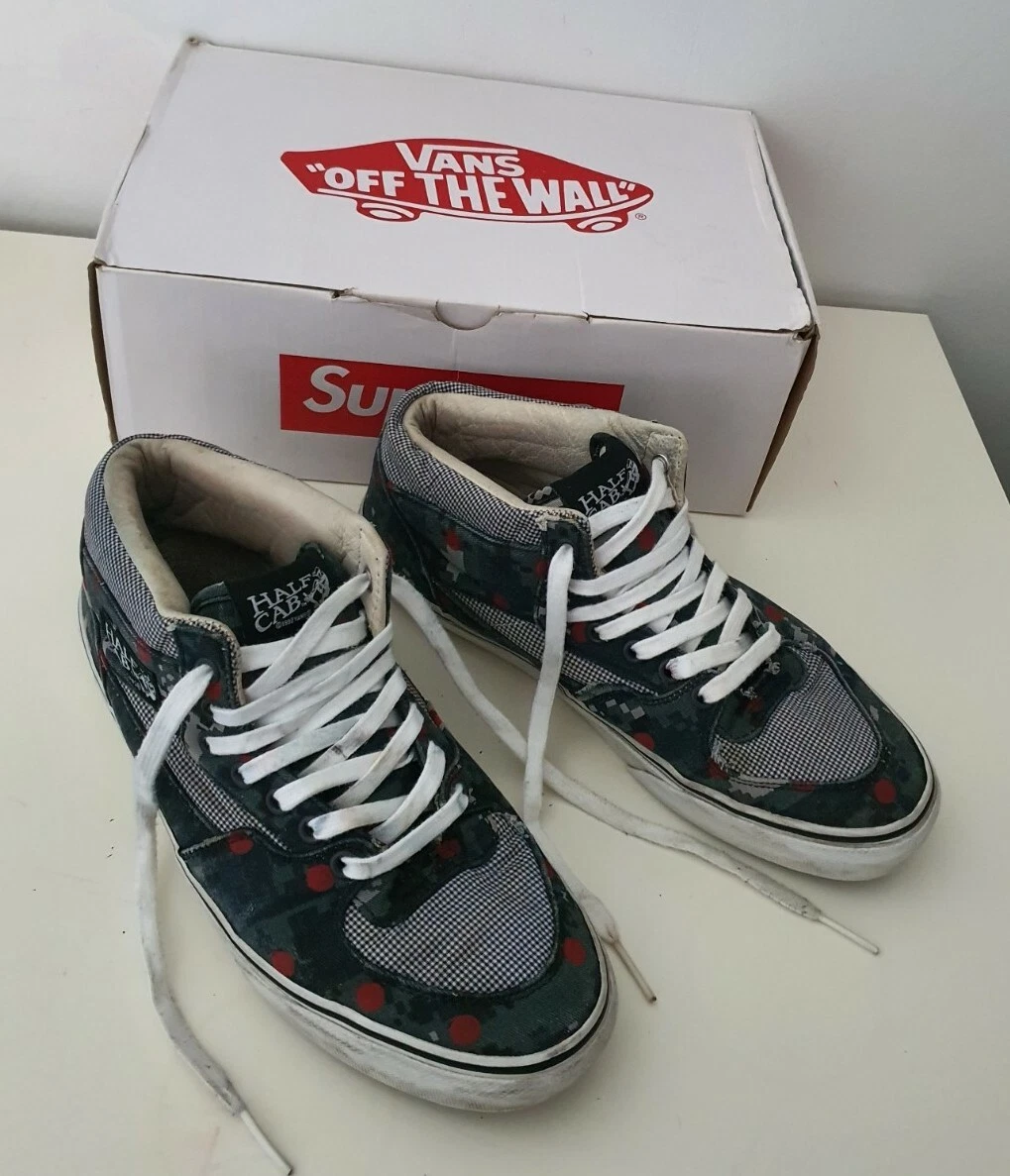 SS13 Supreme Vans x CDG Shirt Half Cab Pro US 9 UK 42 digi camo Trainers