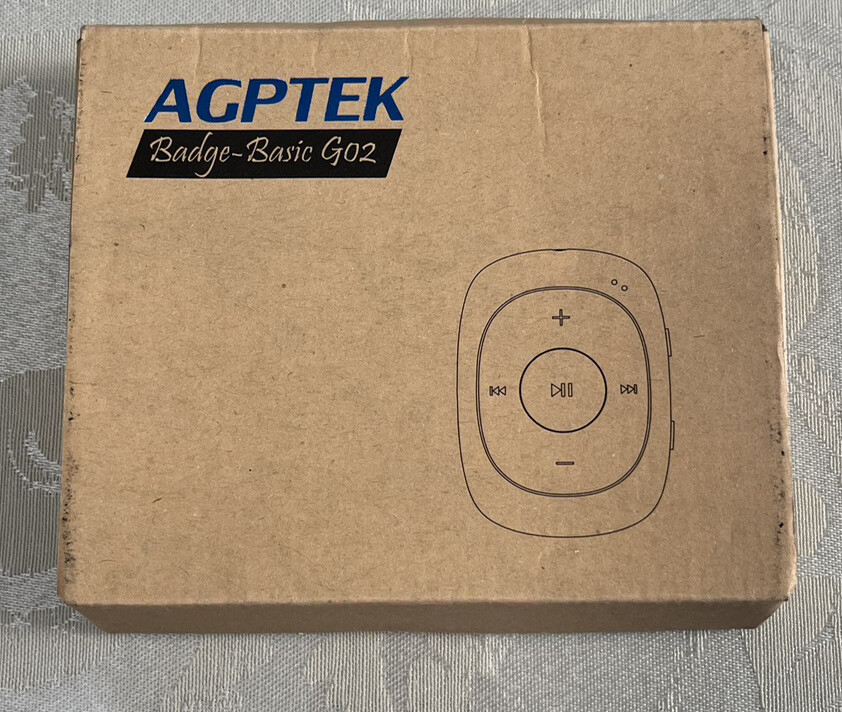 AGPTEK G02 8GB Clip MP3 Player with FM Shuffle, Portable Music Player