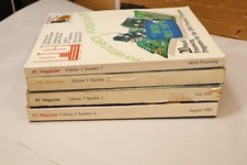 PC IBM Personal Computer Magazine 1982 1983 4 issues Vol 1 7 12 Vol 2 1 3
