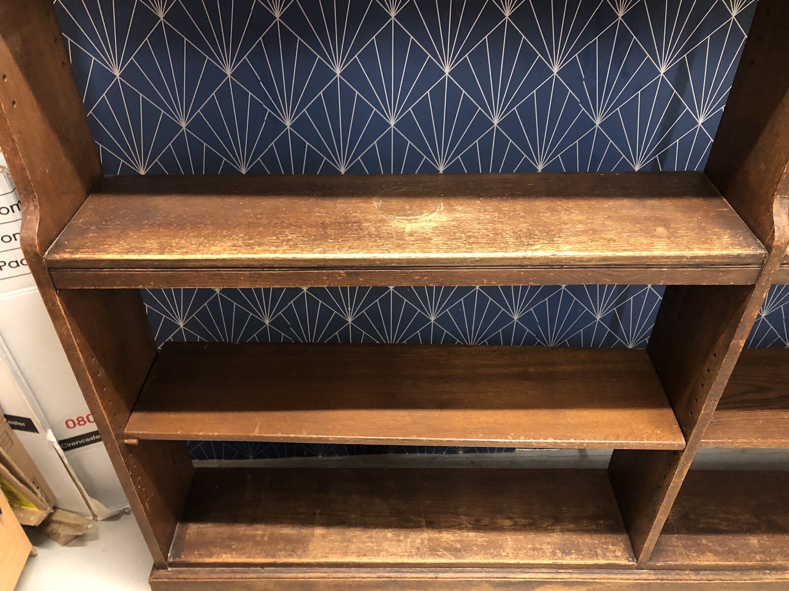 Large Wooden Shelving Unit eBay