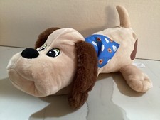 Pound Puppies SLEEPY Tan Dog with Bandana  Collar 15  Long