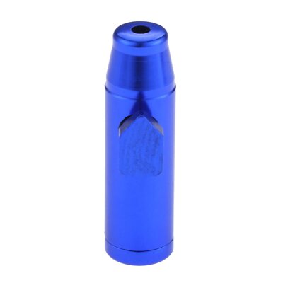 Metal Dispenser Blue Durable Herb Powder Tobacco Sniffer Smoking Cigarette  Tool