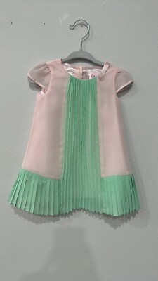 Baker by Ted Baker Baby Girls Pleated Dress 3/6 Months | eBay