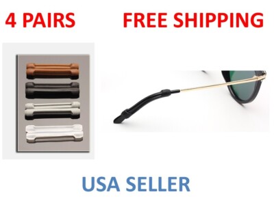 8Pcs Anti Slip Glasses Ear Hooks Clip Tip Eyeglasses Holder Safety Retainer Grip