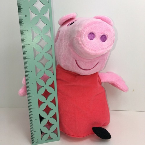 Peppa Pig Peluche Amoroso Animal de Peluche 14" Fiesta Rosa Lechón Rojo Vestido Oink Granja - Imagen 10 de 12