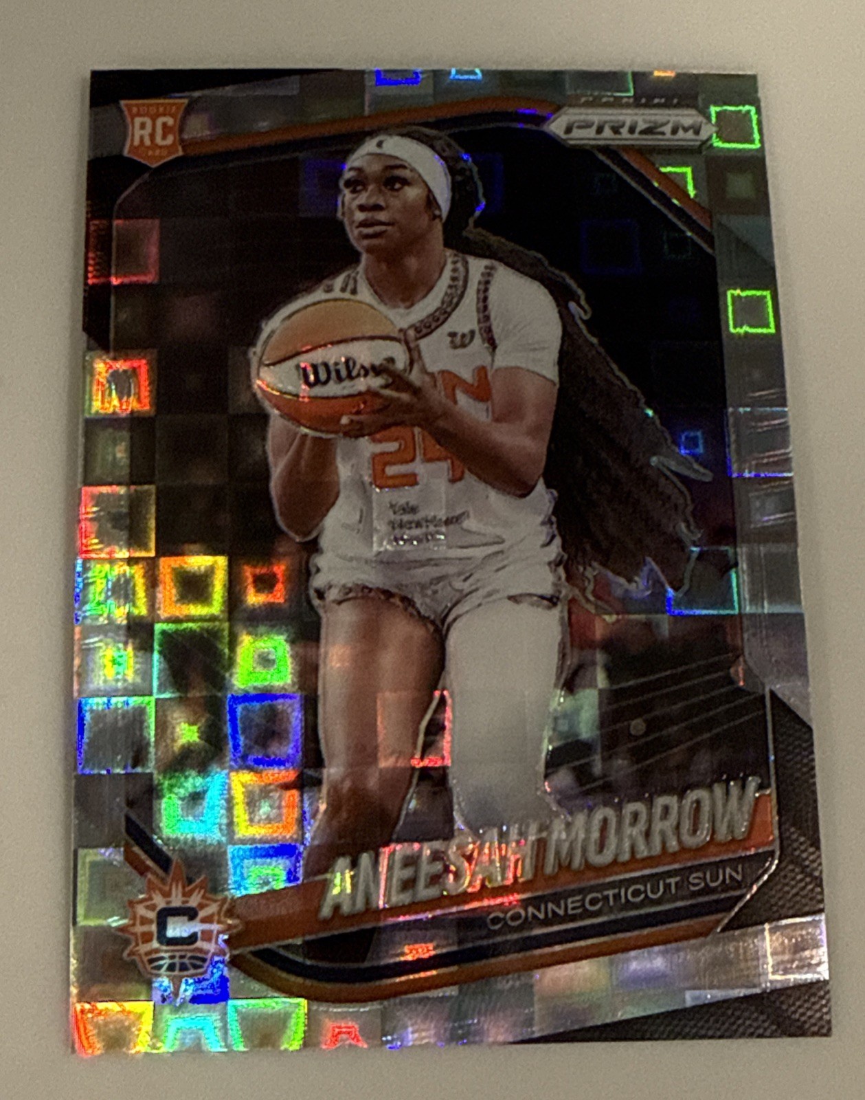 2025 Panini Prizm WNBA Aneesah Morrow #79 Rookie RC Sun Pandora