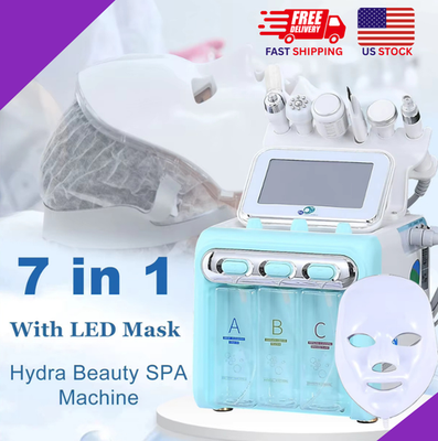 #ad 7 in 1 Hydra Water Facial Machine Professional Hydro Dermabrasion Deep Cleansing $375.00