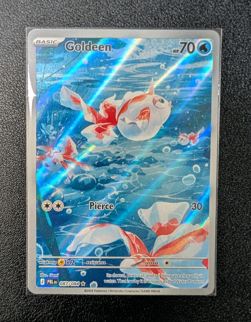 Goldeen 87/84 Illustration Rare Pitch Black  English *NM* Pokémon TCG