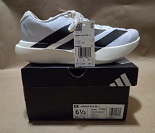 adidas adizero Evo SL J Men's Low Top Running Sneaker White/Black