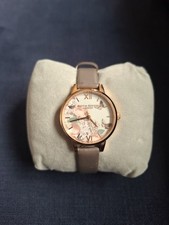 Olivia Burton Women's quartz stainless steel watch, model OB16RB15 gold case