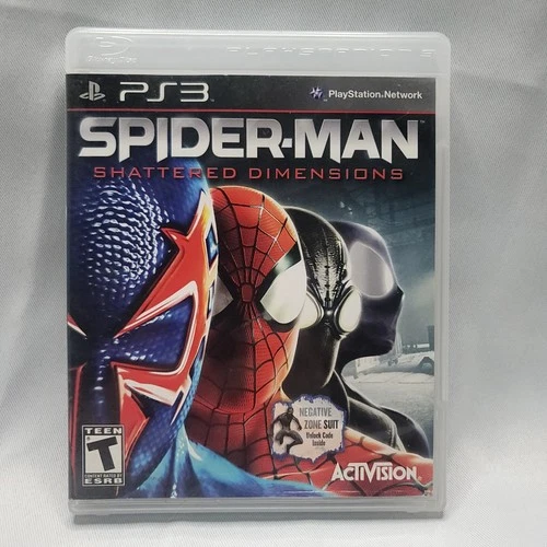 Spider-Man: Shattered Dimensions (PlayStation 3, 2010) CIB - TESTED - VERY GOOD