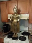  Wooden Standing Abhaya Buddha Carving — photo 1