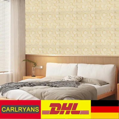 Beige 3D-Wandpaneele Für Wohnzimmer Schlafzimmer TV-hintergrund 3D-B011 54*54cm