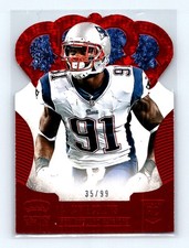 2013 Panini Crown Royale #143 Jamie Collins Red (Die Cut Crown) #/99 Rookie