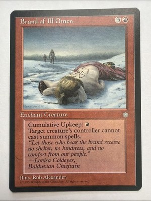 Brand of Ill Omen Ice Age ICE NM MTG Magic The Gathering Vintage 1995