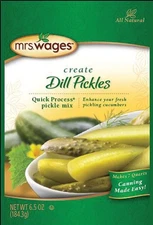 Mrs. Wages W621-J7425 Dill Pickle Mix, 6.5 oz Pouch (3-pack)