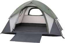 2-4 Man Waterproof Camping Dome Tent w/ Storage | 35% OFF RRP!