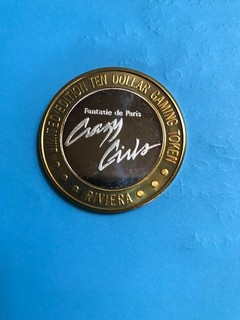 $10 Casino Silver Strike RIVIERA Las Vegas NV