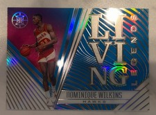 Dominique Wilkins 2020-21 Panini Illusions - Living Legends Sapphire #11