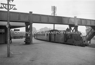 6 x 9 Railway Negative: M7 30048 at Seaton Junction Devon c1956 LN 2451