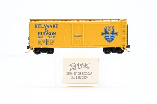 Atlas Spur N 3310 40 Doppeltür-Güterwagen Delaware & Hudson #20059 | Zustand: Used