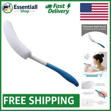15.35" Vinyl Shower Brush with Anti-Slip Handle Essential for Seniors' Care