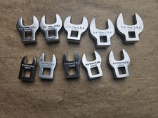S-k 10 Pc 38 Drive Metric Crowfoot Wrench Set 10mm-19mm Superkrome Mint Usa
