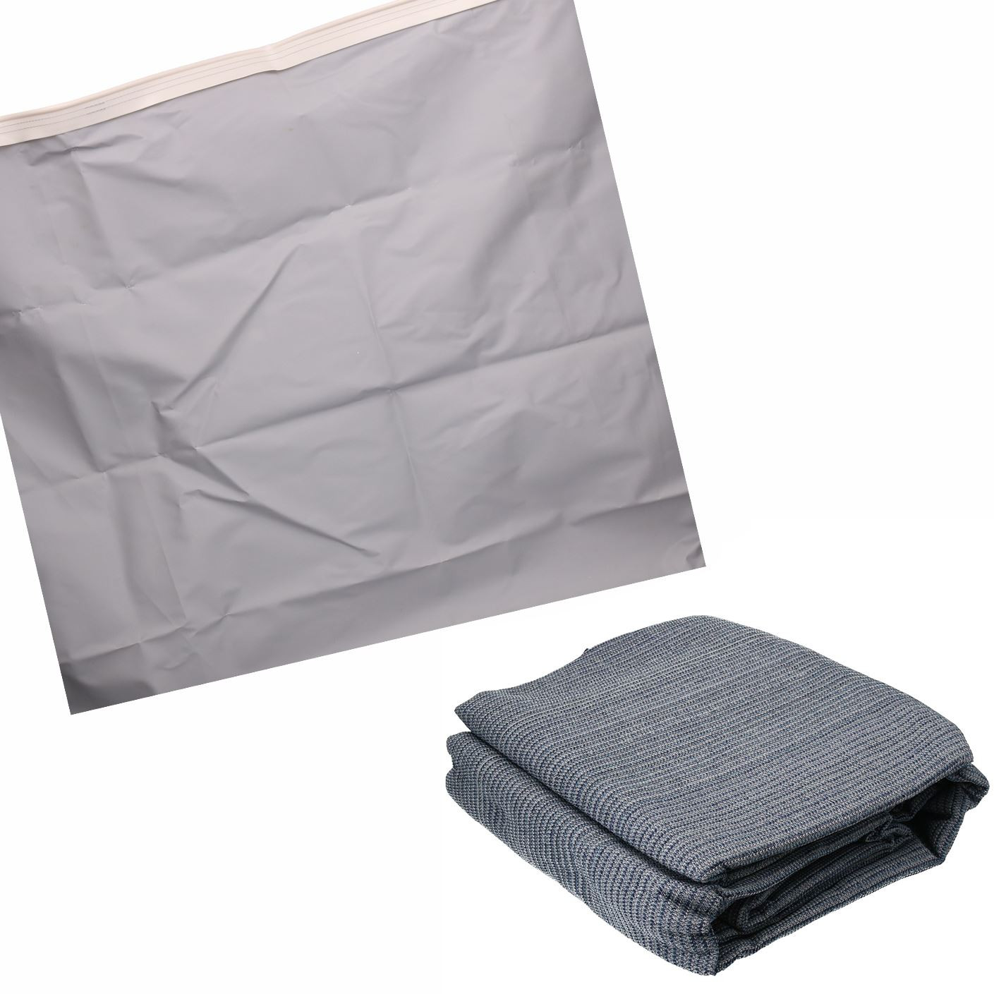 Caravan Awning Ground Sheet Carpet & Wipe Clean Draught Skirt 2.5m x 3m