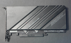 ASUS ROG HYPER M.2 PCIe Card - Gen5 PCIe Ready (2 x M.2 Expansion)
