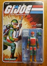 Super7 - Super 7 - G.I. Joe - ReAction Wv7 - Flash Comic Action Figure READ