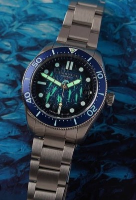 Croft Mid-Size Automatic - Dolphin Project Limited Edition 40mm SP-5177-11 NIB B