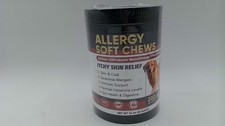 Dog Allergy Soft Chews Itchy Skin Relief Immune Support 200 Ct