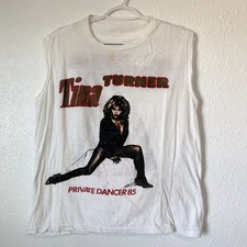 Original Vintage RARE 1985 Tina Turner  Private Dancer 85 Sleeveless Shirt
