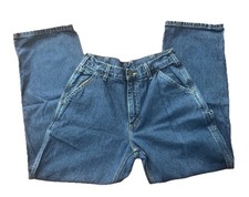 Carhartt B13 DPS Original Dungaree Fit Denim Blue Jeans Mens 32X30 Work Wear