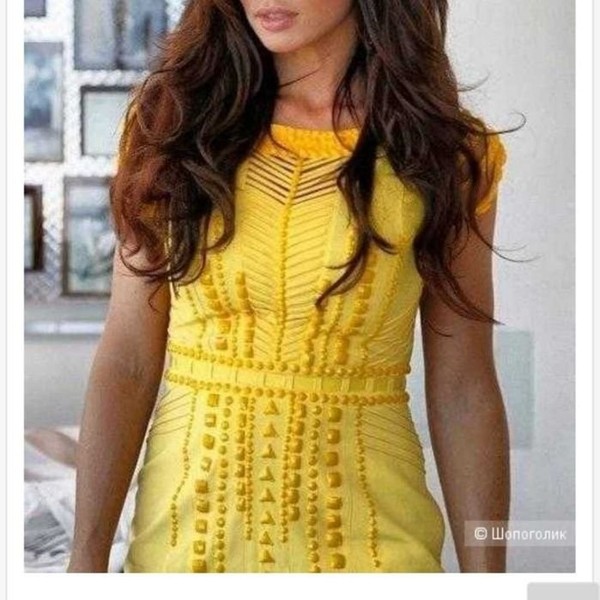 Women Karen Millen Dress Yellow 36