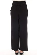Joseph Ribkoff Black Belted Pull On Wide Leg Pants 251249