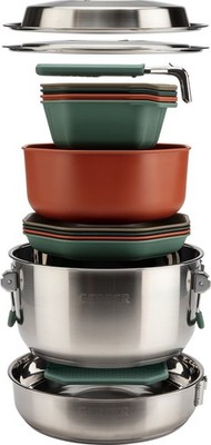 Camping Cookset-The Gerber ComplEAT 16-piece Brand New [SALE], Easy to Carry&Use