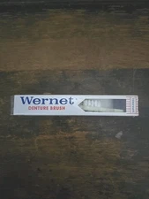 Wernet Denture Brush Toothbrush GREEN Handle Sealed Deep Clean Vintage NEW
