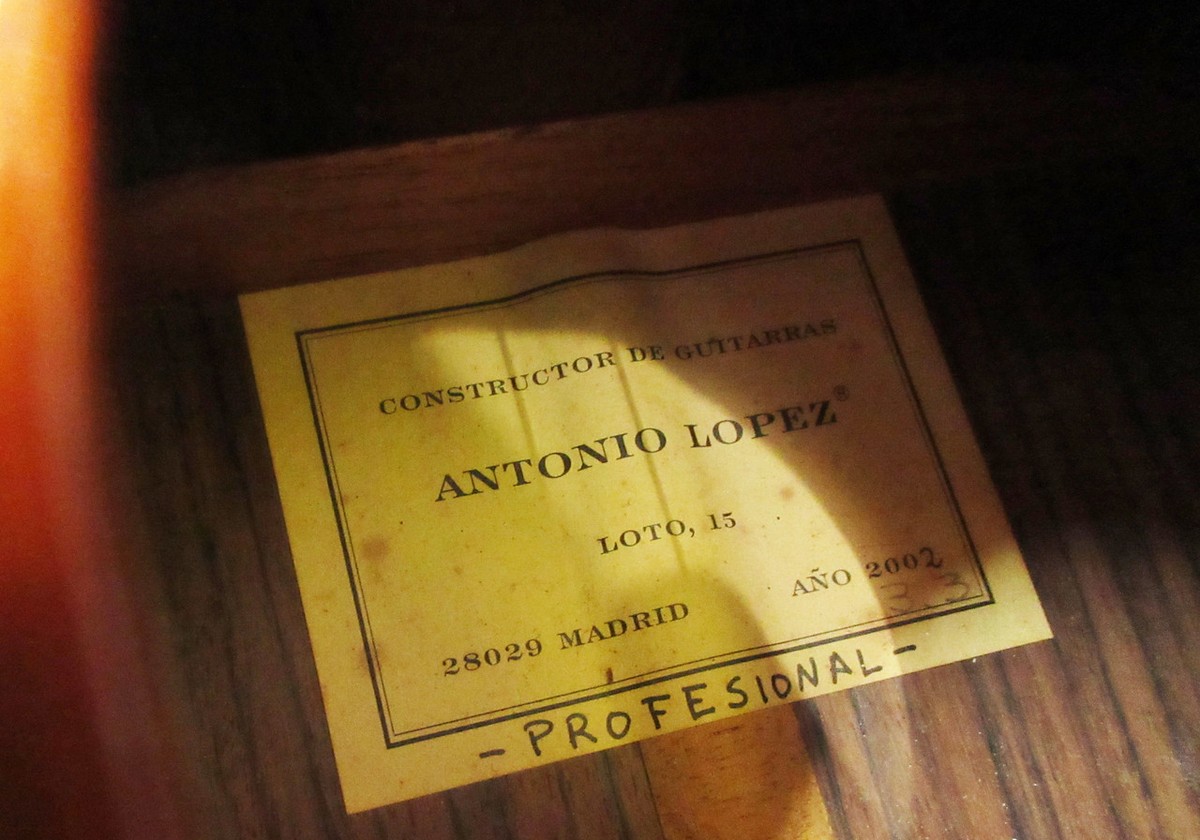 ANTONIO LOPEZ PROFESIONAL Made in Spain 2002 | eBay
